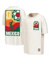 Outerstuff Cream Mexico Post Card Oversized T-shirt In White