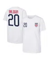 Outerstuff Men's Folarin Balogun White Usmnt Name Number T-shirt In White