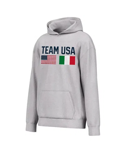 Outerstuff Men's Heather Gray Team Usa Hoodie