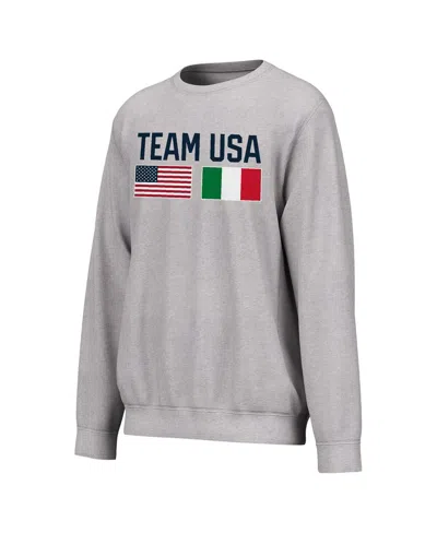 OUTERSTUFF MEN'S HEATHER GRAY TEAM USA SWEATSHIRT