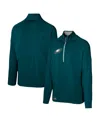 Outerstuff Men's Midnight Green Philadelphia Eagles Grind Iron Quarter-zip Top In Green