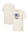 OUTERSTUFF MEN'S NATURAL 1984 LOS ANGELES GAMES OLYMPIC HERITAGE T-SHIRT