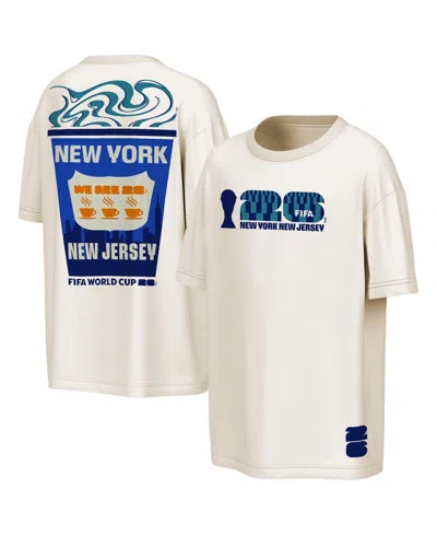 Outerstuff Men's Natural Fifa World Cup 2026 New York/new Jersey Big City Poster T-shirt In Neutral
