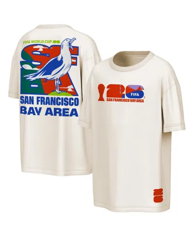 Outerstuff Men's Natural Fifa World Cup 2026 San Francisco Bay Area Big City Poster T-shirt In Neutral