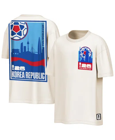 Outerstuff Men's Natural Fifa World Cup 2026 South Korea Post Card T-shirt In Multi