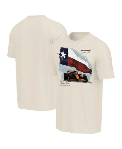 Outerstuff Men's Natural Mclaren F1 Team 2025 Usa Grand Prix Austin T-shirt
