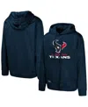 Outerstuff Men's Navy Houston Texans Streak Fleece Pullover Hoodie In Blue