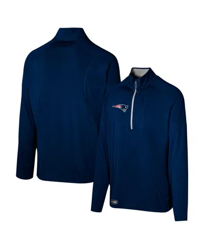 Outerstuff Men's Navy New England Patriots Grind Iron Quarter-zip Top