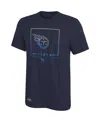 Outerstuff Navy Tennessee Titans Combine Authentic Clutch T-shirt In Navy