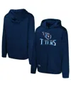 Outerstuff Men's Navy Tennessee Titans Streak Fleece Pullover Hoodie In Blue