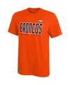 Outerstuff Men's Orange Denver Broncos Prime Time T-shirt In Orange