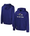 Outerstuff Purple Baltimore Ravens Streak Fleece Pullover Hoodie In Purple