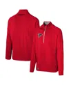 Outerstuff Men's Red Atlanta Falcons Grind Iron Quarter-zip Top In Red