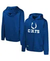 Outerstuff Royal Indianapolis Colts Streak Fleece Pullover Hoodie In Royal