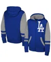 Outerstuff Men's Royal Los Angeles Dodgers Stadium Color Block Full-zip Hoodie In Blue