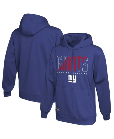 Outerstuff Men's Royal New York Giants Backfield Combine Authentic Pullover Hoodie