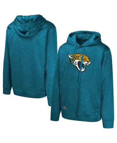 Outerstuff Men's Teal Jacksonville Jaguars Streak Fleece Pullover Hoodie In Blue
