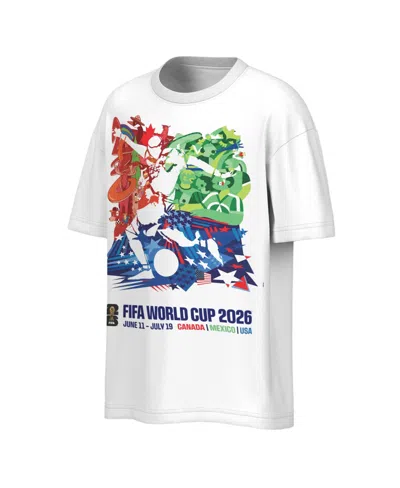 Outerstuff Men's White Fifa World Cup 2026 Event Poster T-shirt