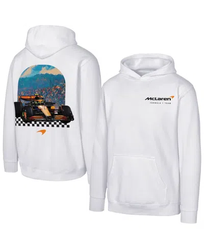 Outerstuff Men's White Mclaren F1 Team Retro Pullover Hoodie