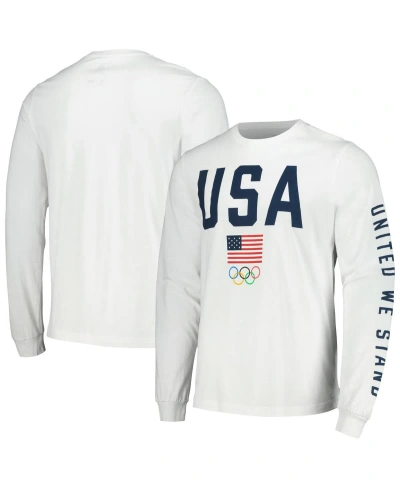 Outerstuff Men's White Team Usa United We Stand Long Sleeve T-shirt