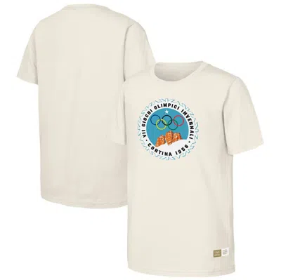 Outerstuff Natural 1956 Cortina Games Olympic Heritage T-shirt