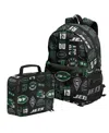 Outerstuff New York Jets Backpack And Lunchbox Set In Black