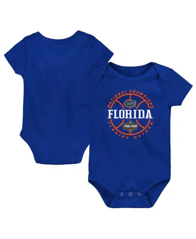 Outerstuff Babies' Newborn 2-pack Royal Florida Gators 2025 Ncaa Men's Basketball National Champions Slam Dunk Bodysuit