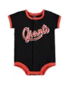 Outerstuff Infant Black San Francisco Giants Power Hitter Romper In Black