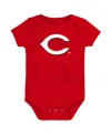 Outerstuff Newborn And Infant Boys And Girls Red St. Louis Cardinals Primary Team Logo Bodysuit In Red