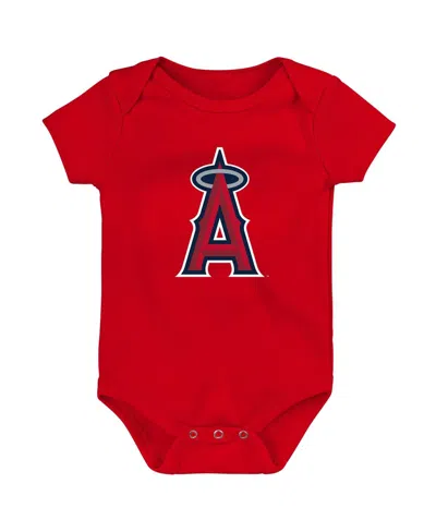Outerstuff Babies' Newborn And Infant Boys And Girls Red Los Angeles Angels Primary Team Logo Bodysuit