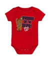 Outerstuff Newborn And Infant Boys And Girls Red Washington Nationals Star Wars Wookie Of The Year Bodysuit In Red