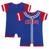 OUTERSTUFF NEWBORN & INFANT FANATICS BRANDED ROYAL CHICAGO CUBS FAST PITCH ROMPER
