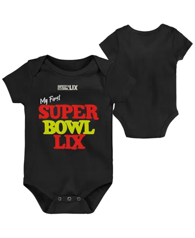 Outerstuff Kids' Newborn Black Super Bowl Lix My First Bodysuit
