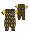Outerstuff Newborn Brown San Diego Padres Hard 90 Coveralls In Brown