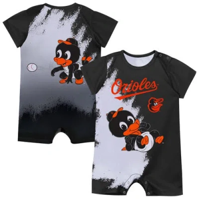 Outerstuff Kids' Newborn  Black Baltimore Orioles Baby Mascot Bodysuit