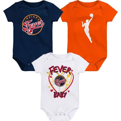 Outerstuff Kids' Infant   Indiana Fever Slide Home 3-piece Creeper Set