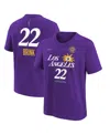 Outerstuff Nike Big Boys And Girls Cameron Brink Purple Los Angeles Sparks 2024 Wnba Draft Name Number T-shirt In Purple