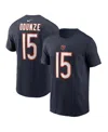 Outerstuff Nike Big Boys And Girls Rome Odunze Navy Chicago Bears 2024 Nfl Draft Name Number T-shirt In Navy