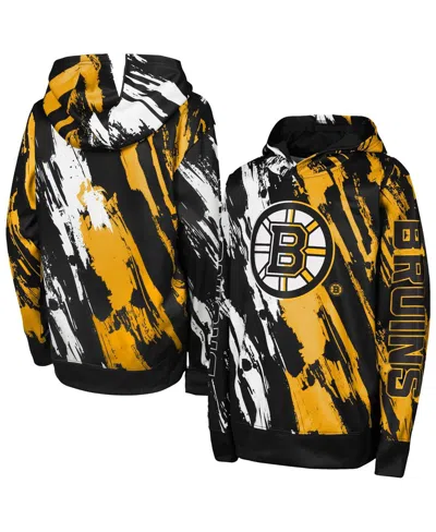 Outerstuff Kids' Preschool Black Boston Bruins Master Snipe Pullover Hoodie