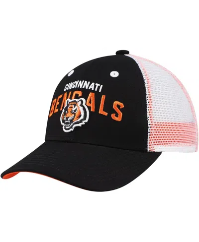 Outerstuff Kids' Preschool Black Cincinnati Bengals Core Lockup Trucker Adjustable Hat