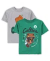 Outerstuff Preschool Boston Celtics Two-piece Guardians Of The Galaxy T-shirt Set In Multi