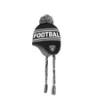 Outerstuff Preschool Boys And Girls Black And Silver Las Vegas Raiders Jacquard Tassel Knit Hat With Pom In Black,silver