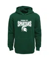 Outerstuff Preschool Boys And Girls Green Michigan State Spartans Draft Pick Pullover Hoodie In Green