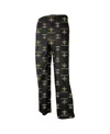 Outerstuff Preschool Boys And Girls New Orleans Saints Allover Logo Black Flannel Pajama Pants In Black