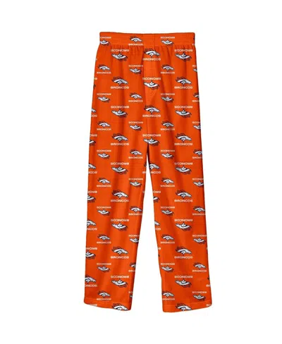Outerstuff Babies' Youth Orange Denver Broncos Team-colored Printed Pajama Pants