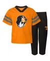 Outerstuff Toddler Boys And Girls Tennessee Orange Tennessee Volunteers Two-piece Red Zone Jersey And Pants Set In Tennessee Orange