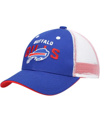 Outerstuff Kids' Preschool Boys Royal, White Buffalo Bills Core Lockup Mesh Back Snapback Hat In Royal,white