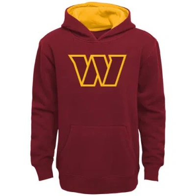 Outerstuff Kids'  Preschool Burgundy Washington Commanders Prime Pullover Hoodie In Brown
