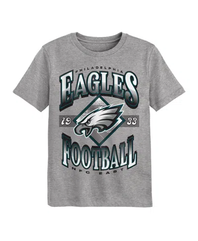 Outerstuff Preschool Dark Heather Gray Philadelphia Eagles Of Days Past T-shirt