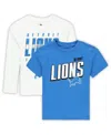Outerstuff Preschool Detroit Lions The Mix Combo T-shirt Set In Multi
